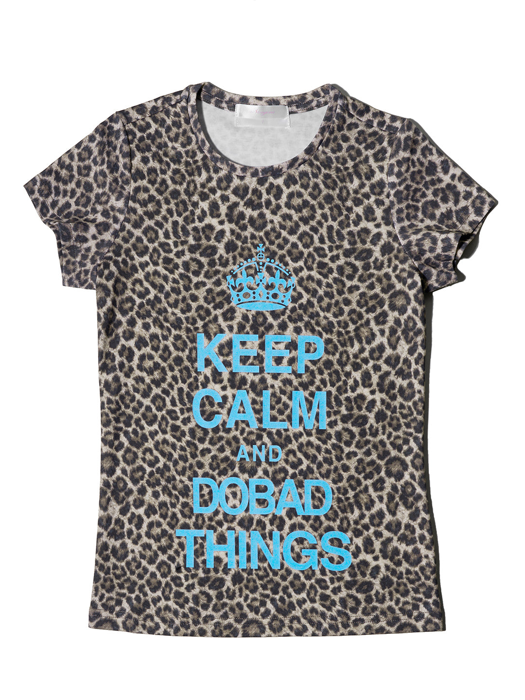 Keep Calm Leopard Print Tee