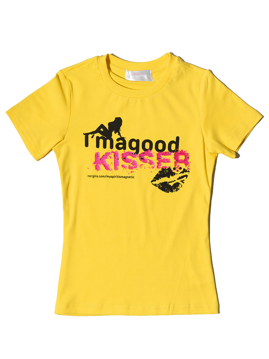 Good Kisser Glitter Slogan Tee