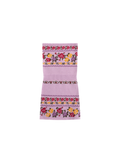 Vintage Fair Isle Rose Jacquard Knit Tube Mini Dress