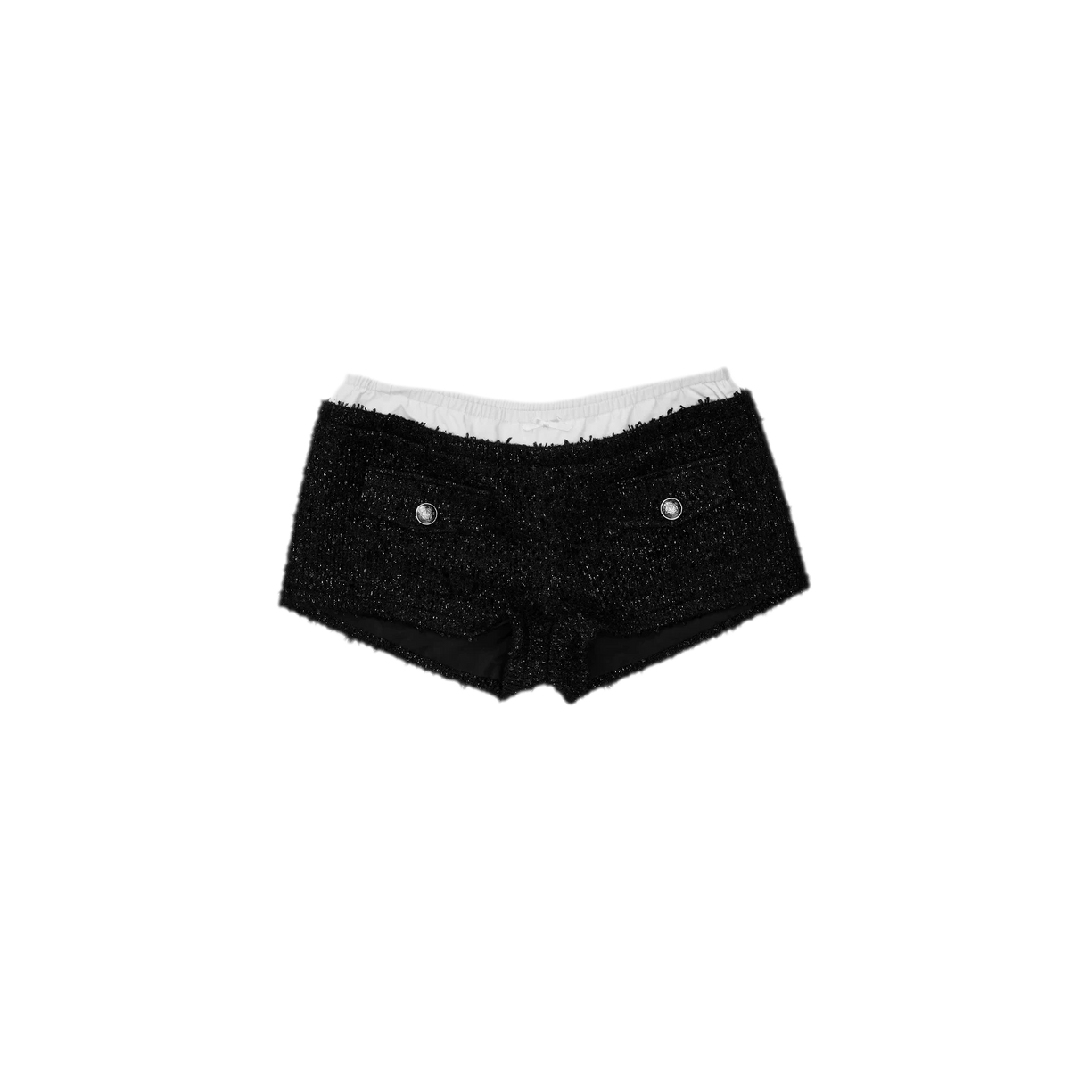 Boucle Tweed Cropped Jacket and Shorts Set