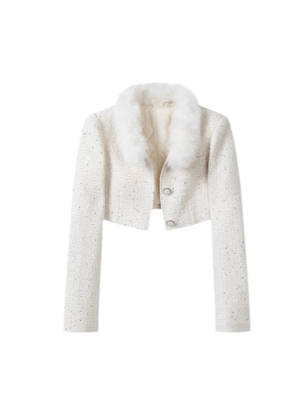 Boucle Jacket, Camisole & Polka Dot Tulle Skirt Set