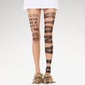 NOLA sheer letter print tights